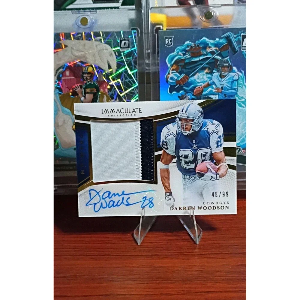 2025 Panini Immaculate Collection - Premium Patch Autographs Darren Woodson /99